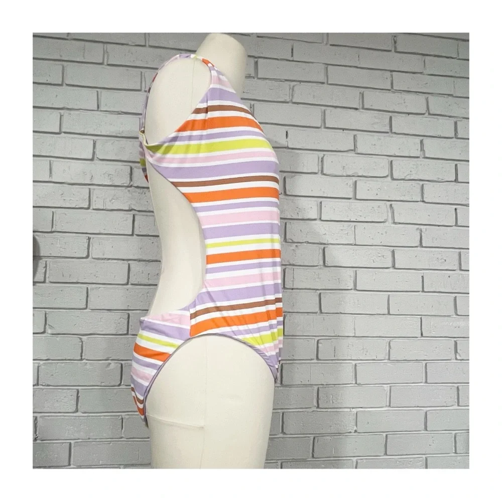 Roxy Surf Kind Kate Reversible Y2K One-Piece‎ Swimsuit